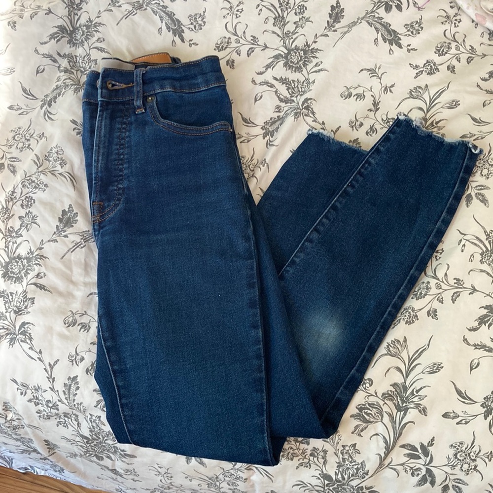 Everlane high rise dark wash jeans 23